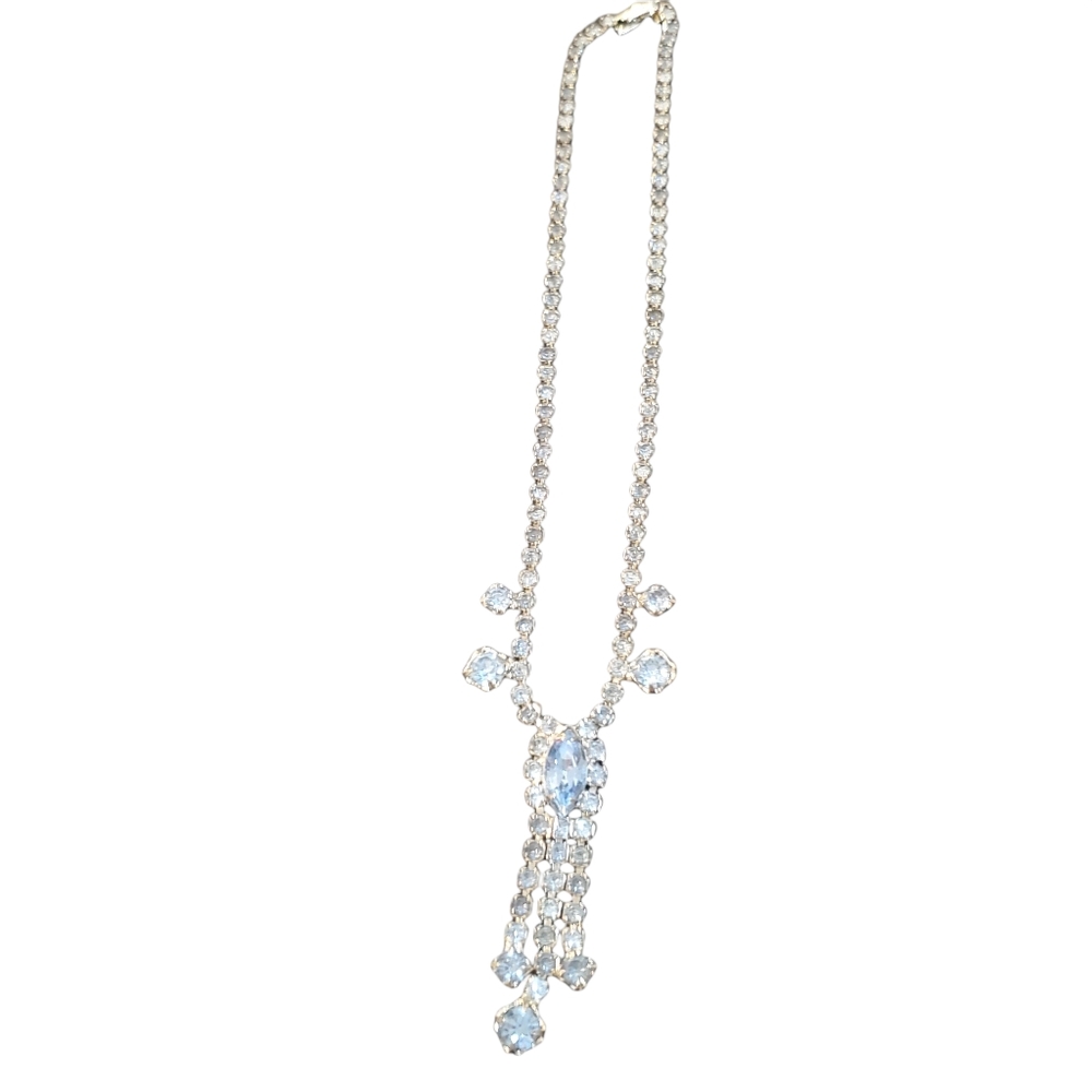Antique Necklace with a Aqua Stones Costume - Picture 7 of 8